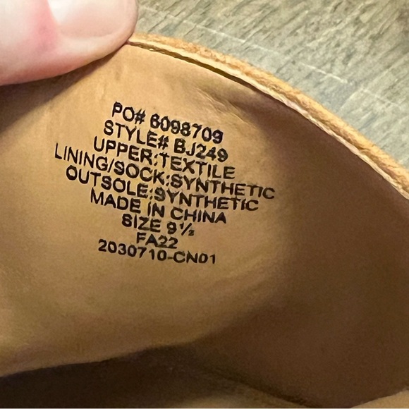 NWOT J. Crew Camel Faux Suede Clogs Wood Chunky Heel Women's SZ 9.5 - Picture 5 of 9